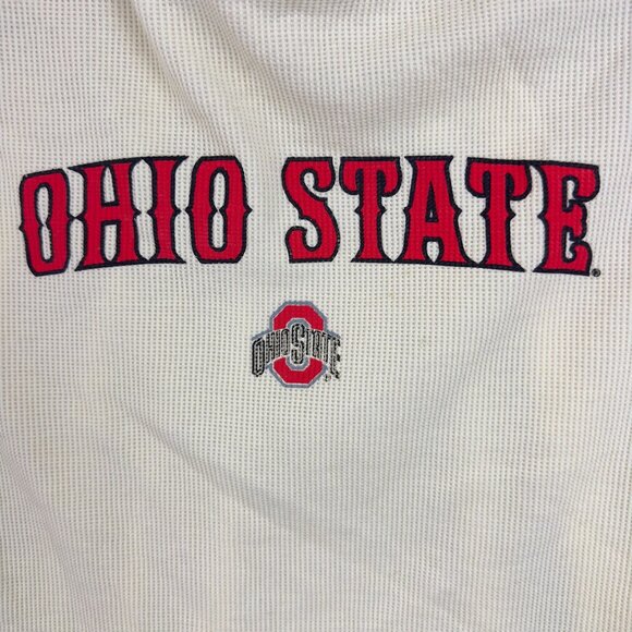 Pro Edge Ohio State Buckeyes Raglan Shirt Men 2XL Red White Collegiate Licensed - Picture 3 of 12